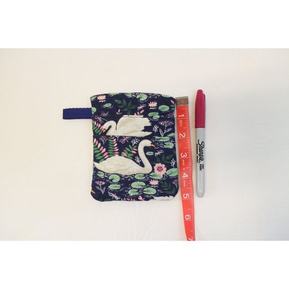 Flannel Swans Scrub POCKET Insert, Organizer & Protector for Nurses, Doctors - Picture 2 of 4